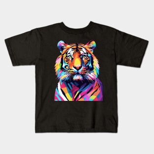 Tiger Pop Art Kids T-Shirt